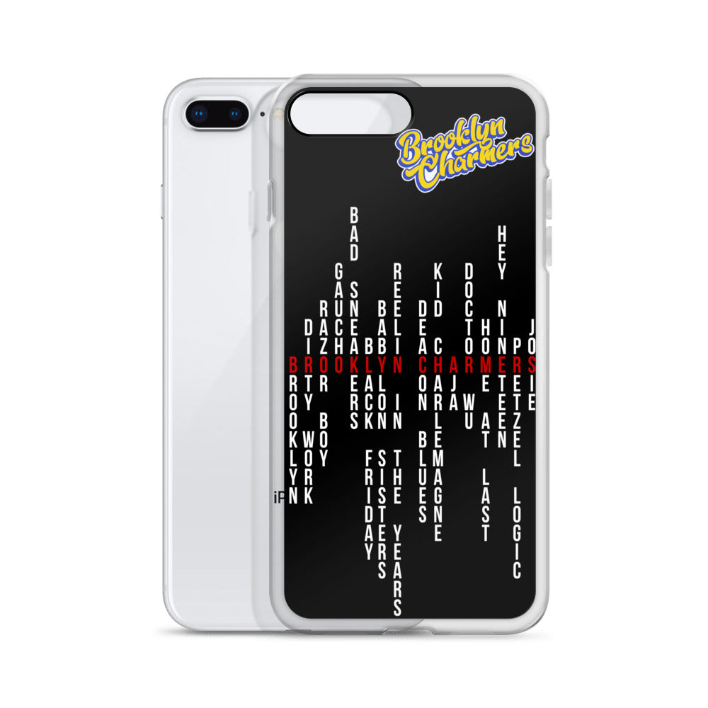 Brooklyn Charmers "SONG TITLES" iPhone Case