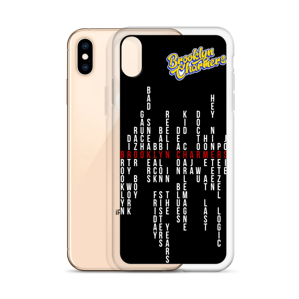 Brooklyn Charmers "SONG TITLES" iPhone Case